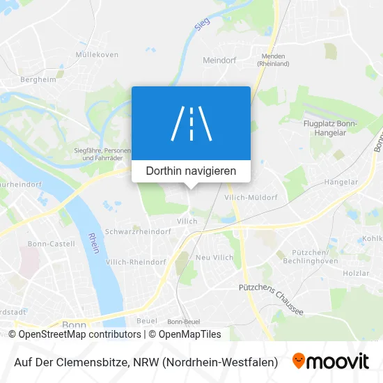 Auf Der Clemensbitze Karte