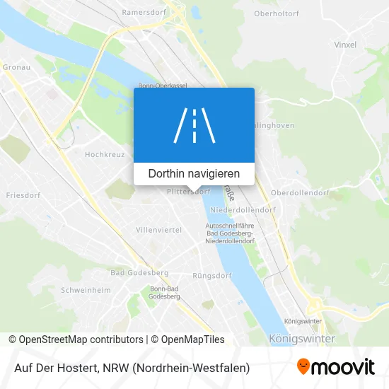 Auf Der Hostert Karte