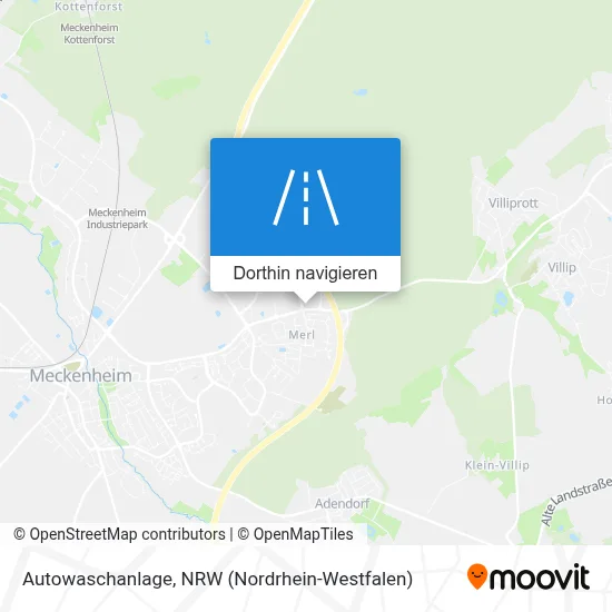 Autowaschanlage Karte