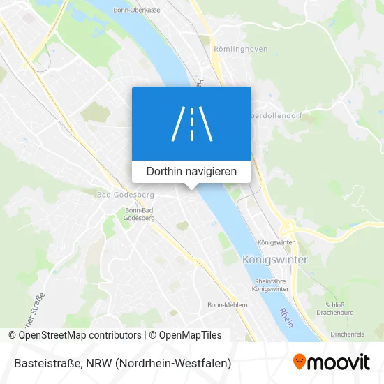 Basteistraße Karte