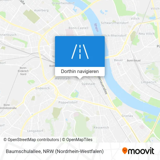 Baumschulallee Karte