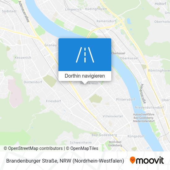 Brandenburger Straße Karte