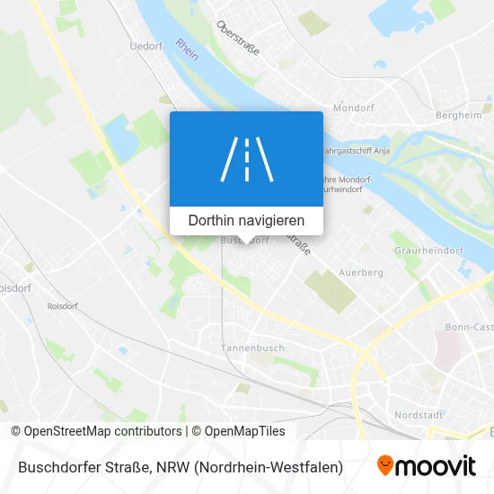 Buschdorfer Straße Karte