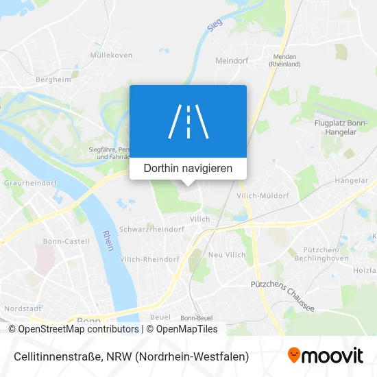 Cellitinnenstraße Karte