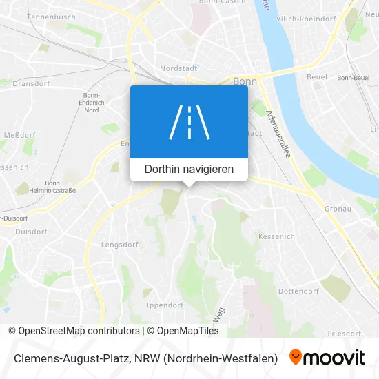 Clemens-August-Platz Karte