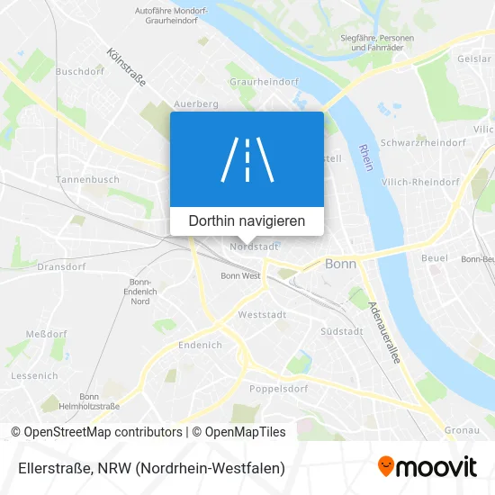 Ellerstraße Karte