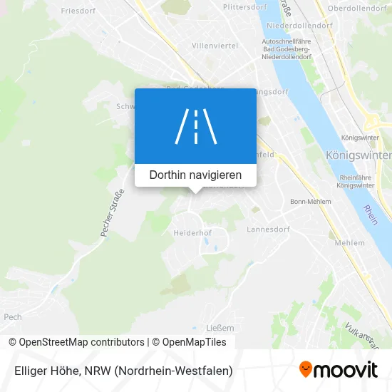 Elliger Höhe Karte