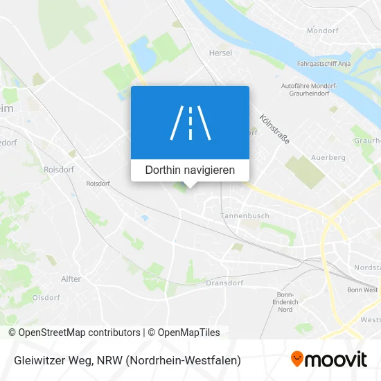 Gleiwitzer Weg Karte