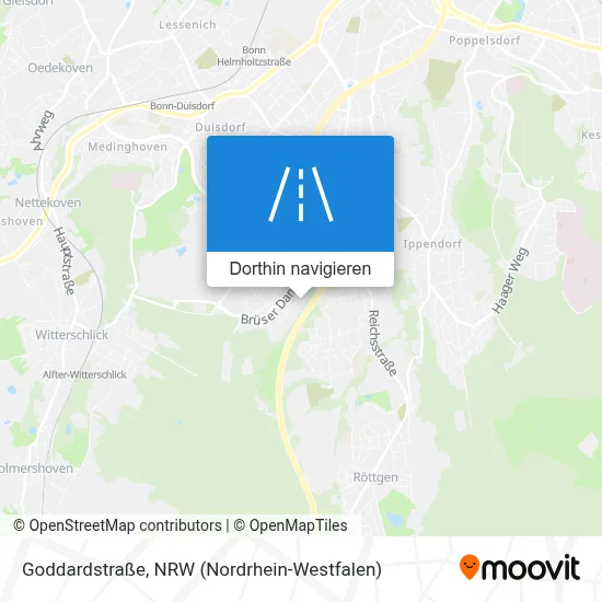 Goddardstraße Karte