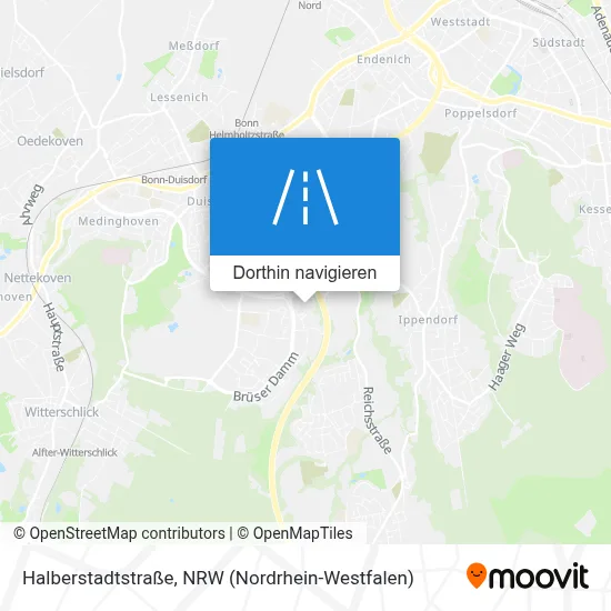 Halberstadtstraße Karte