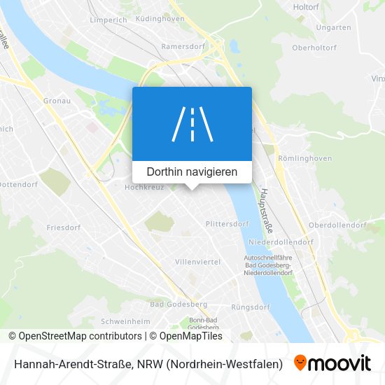 Hannah-Arendt-Straße Karte