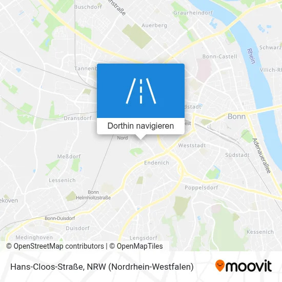 Hans-Cloos-Straße Karte