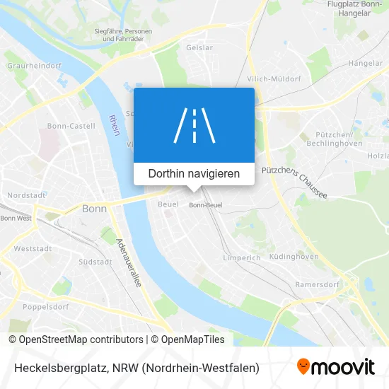 Heckelsbergplatz Karte