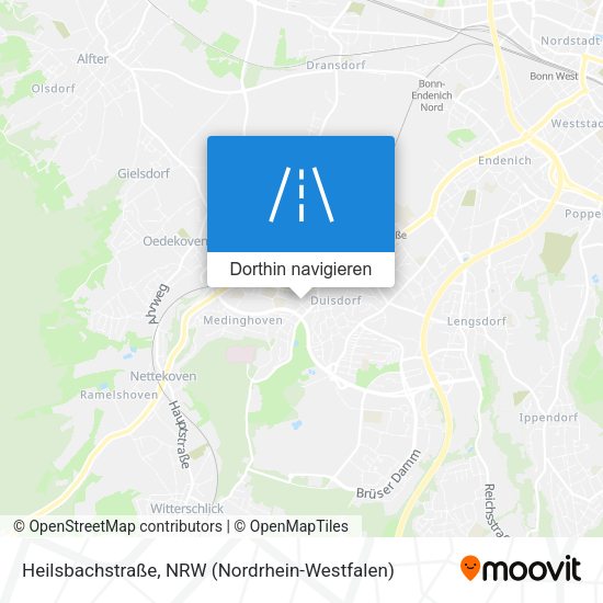 Heilsbachstraße Karte