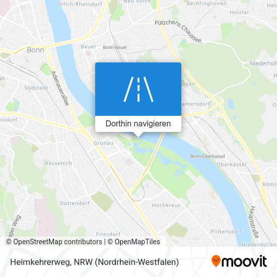 Heimkehrerweg Karte