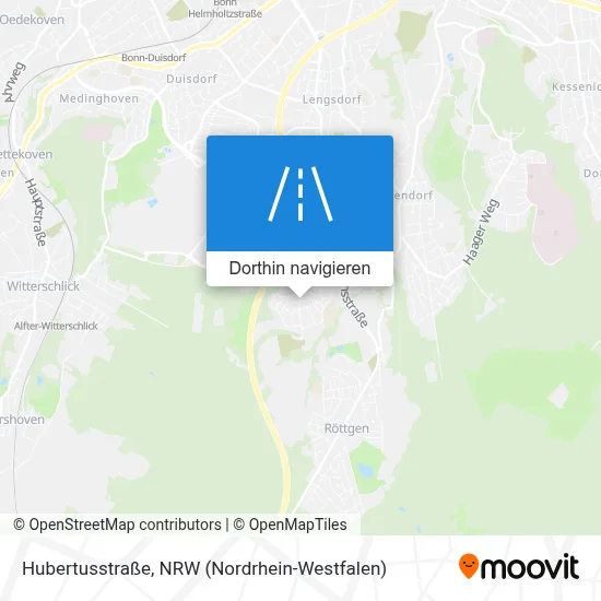 Hubertusstraße Karte