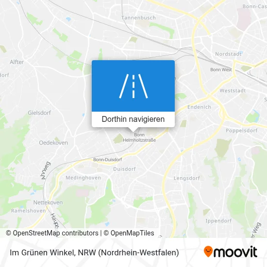 Im Grünen Winkel Karte