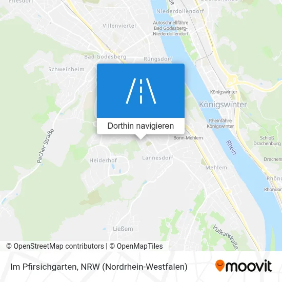 Im Pfirsichgarten Karte