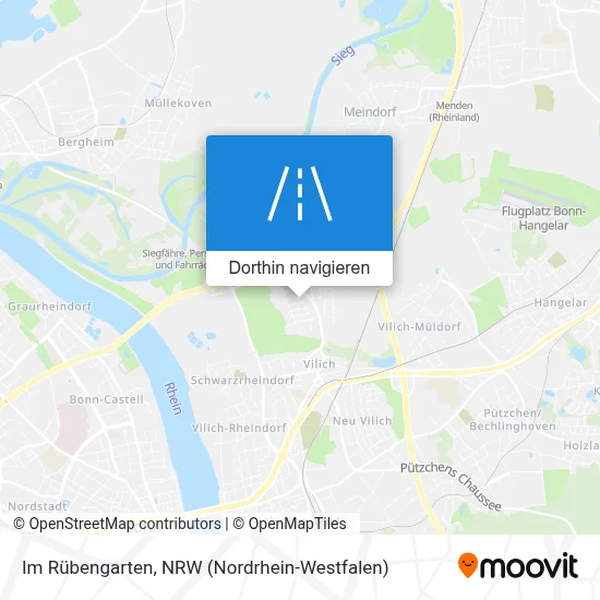 Im Rübengarten Karte