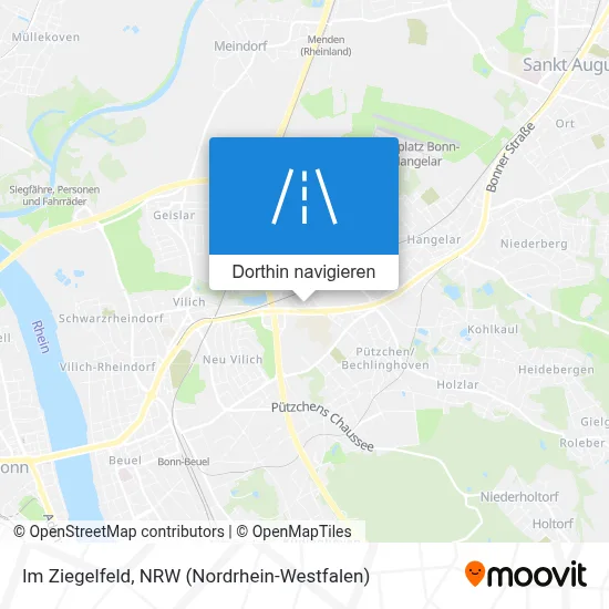Im Ziegelfeld Karte