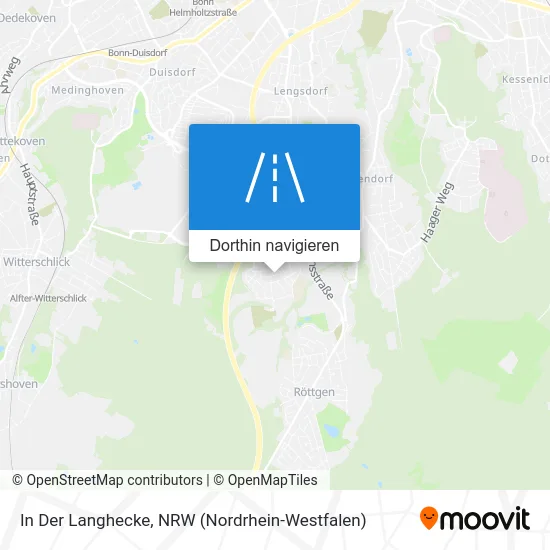 In Der Langhecke Karte