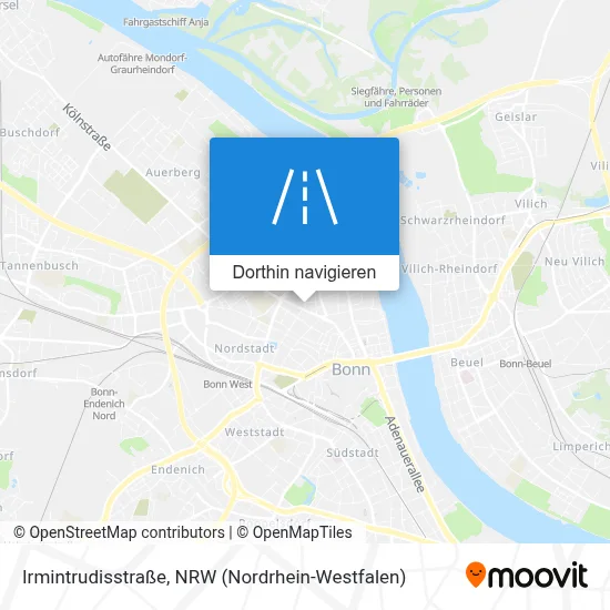 Irmintrudisstraße Karte