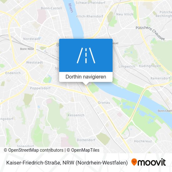 Kaiser-Friedrich-Straße Karte
