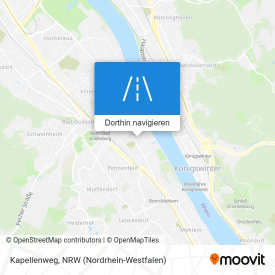 Kapellenweg Karte