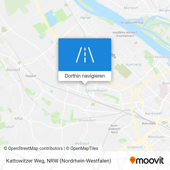 Kattowitzer Weg Karte