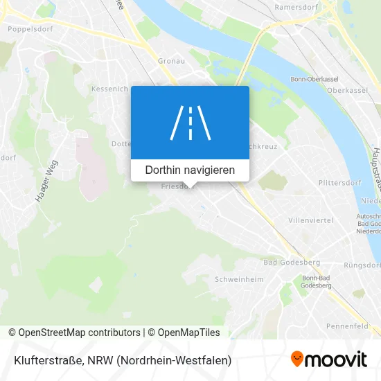Klufterstraße Karte