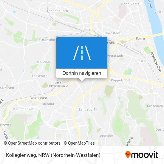 Kollegienweg Karte