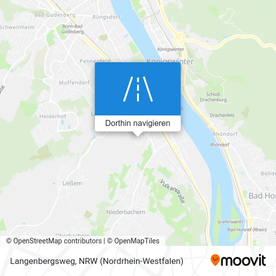 Langenbergsweg Karte