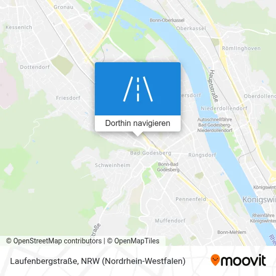 Laufenbergstraße Karte