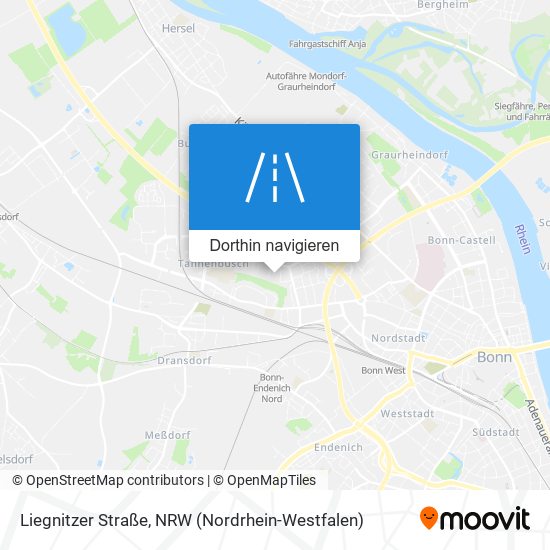 Liegnitzer Straße Karte