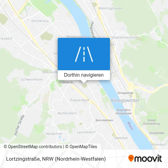 Lortzingstraße Karte