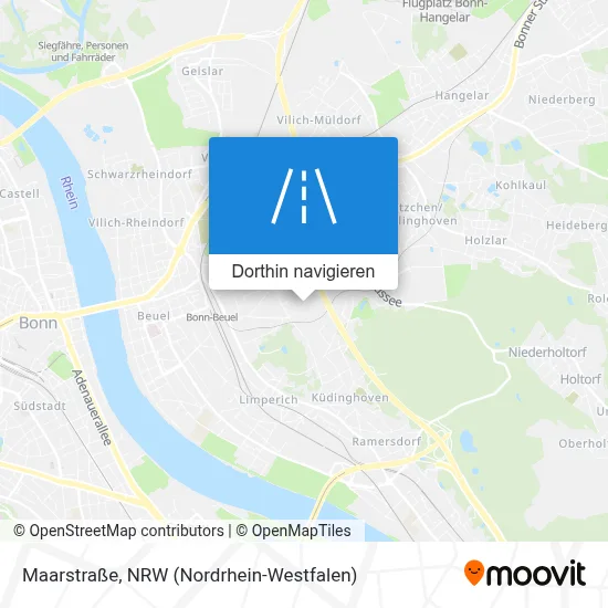 Maarstraße Karte