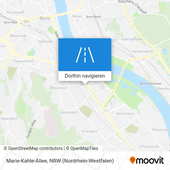 Marie-Kahle-Allee Karte