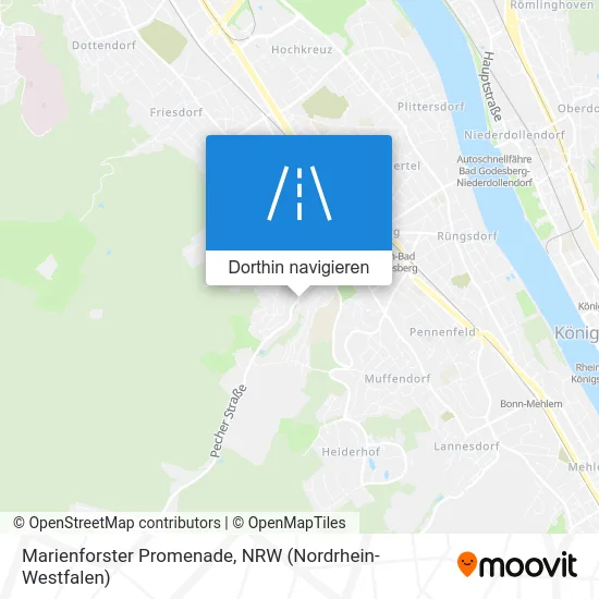 Marienforster Promenade Karte