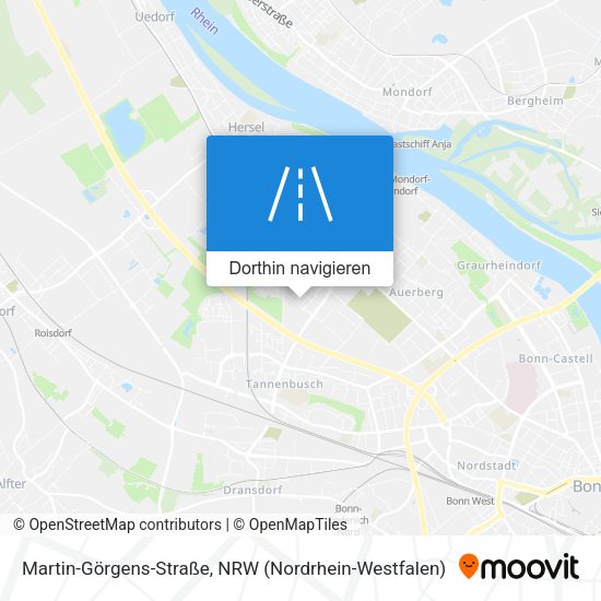 Martin-Görgens-Straße Karte