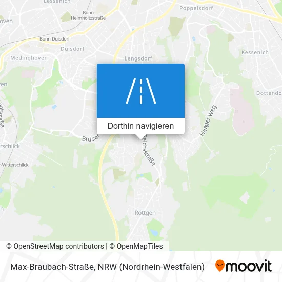 Max-Braubach-Straße Karte
