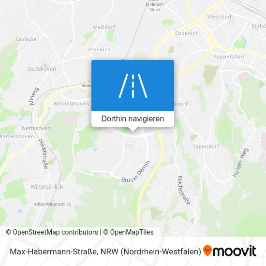 Max-Habermann-Straße Karte