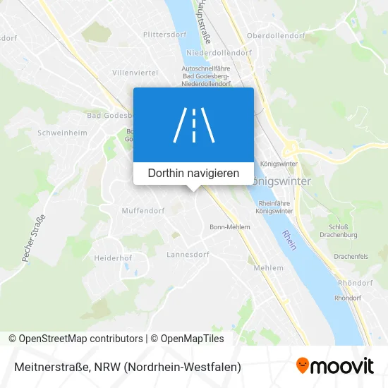 Meitnerstraße Karte