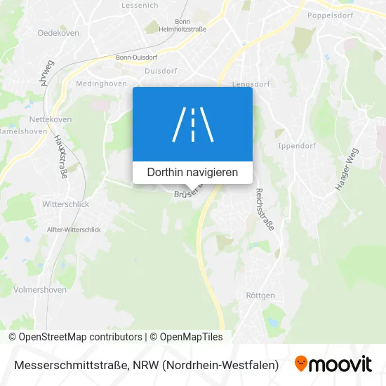 Messerschmittstraße Karte