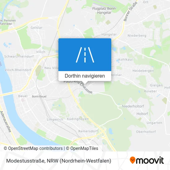 Modestusstraße Karte
