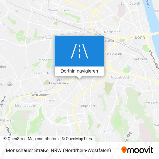 Monschauer Straße Karte