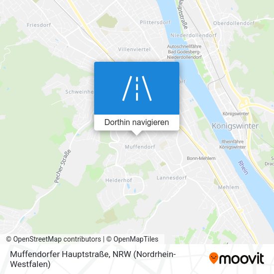 Muffendorfer Hauptstraße Karte