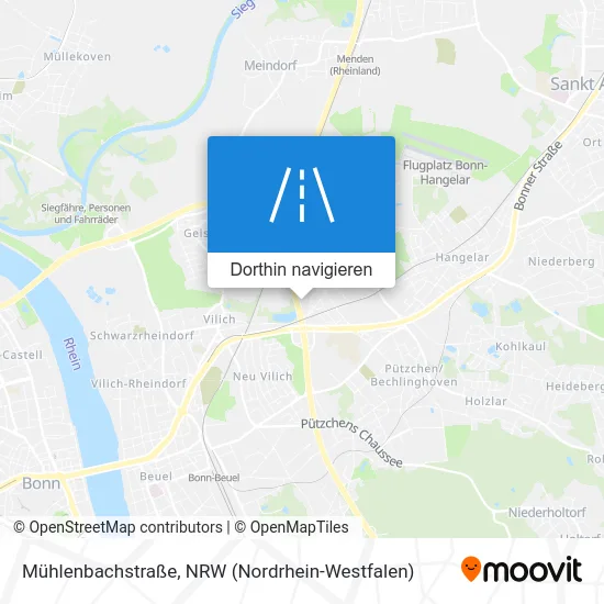 Mühlenbachstraße Karte