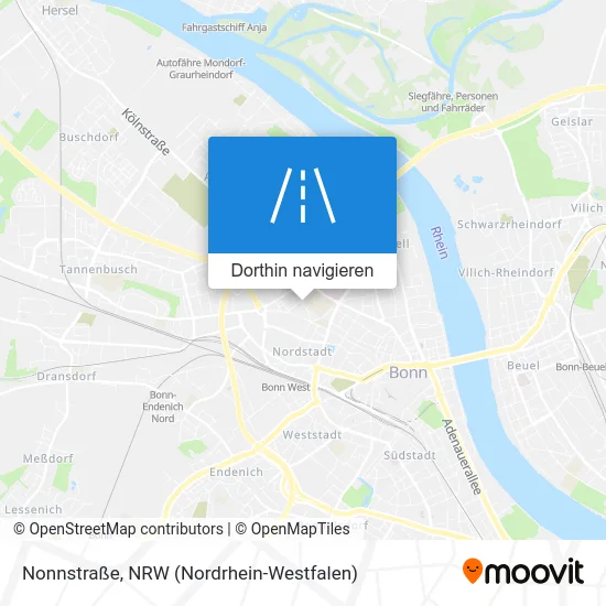 Nonnstraße Karte