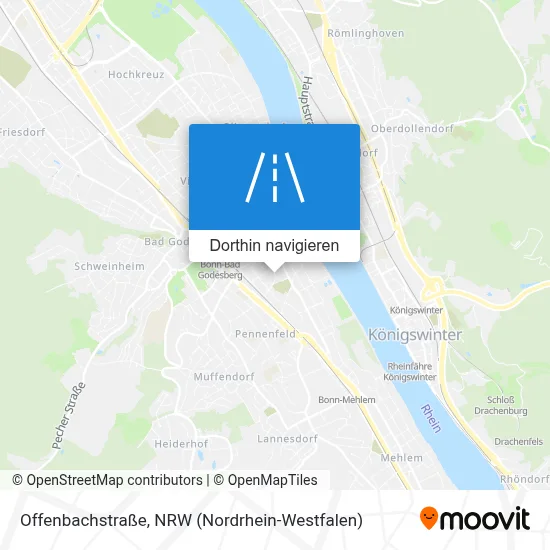 Offenbachstraße Karte