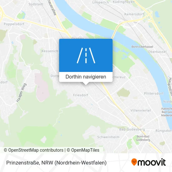 Prinzenstraße Karte